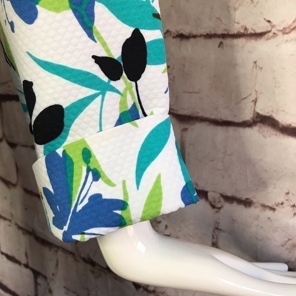 REQUIREMENTS jacket Floral design lightweight Size 10 - Picture 3 of 12